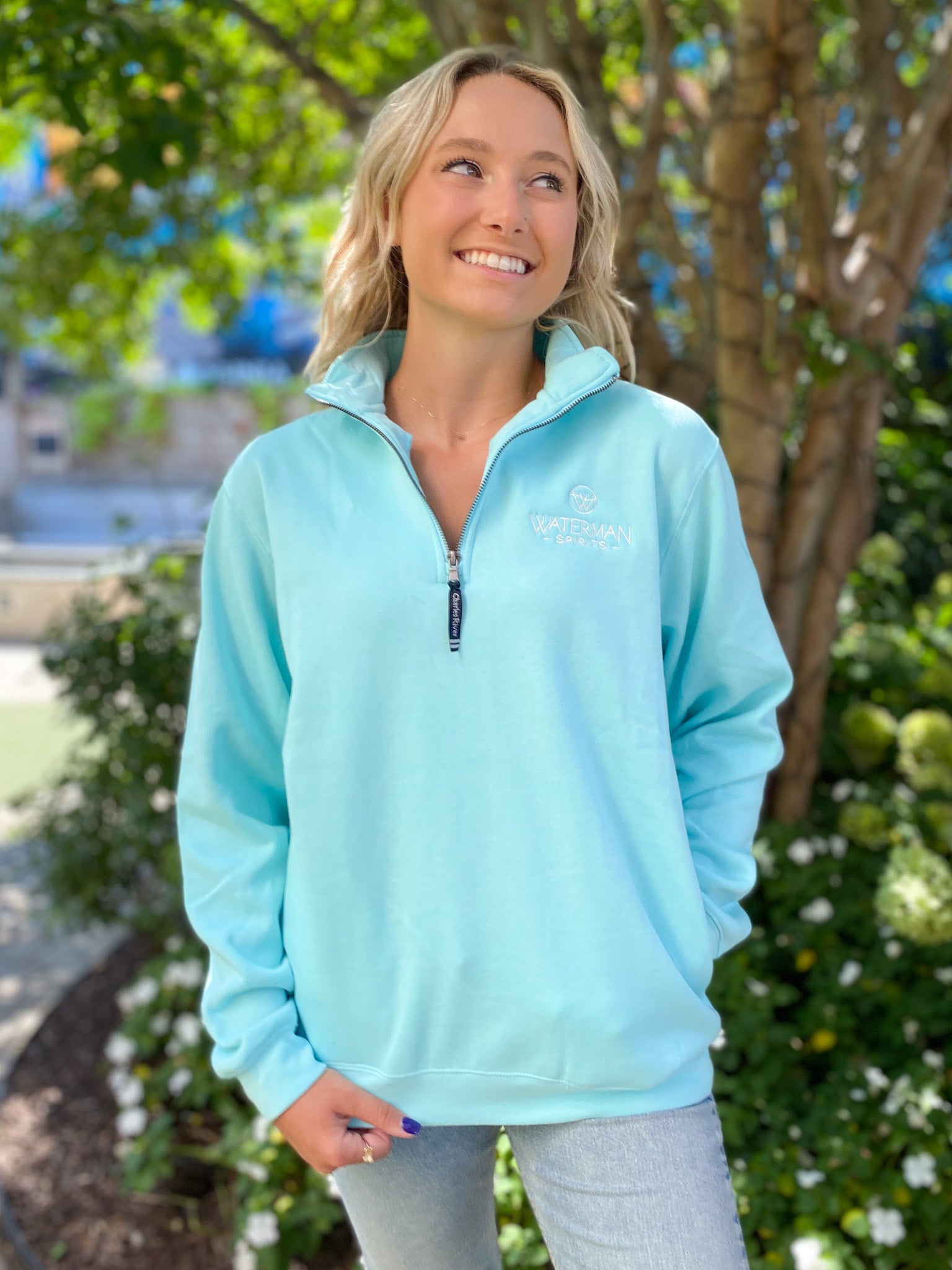 Charles river crosswind hot sale quarter zip sweatshirt